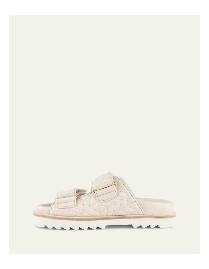 Verity Flat Sandals in Off White image 6