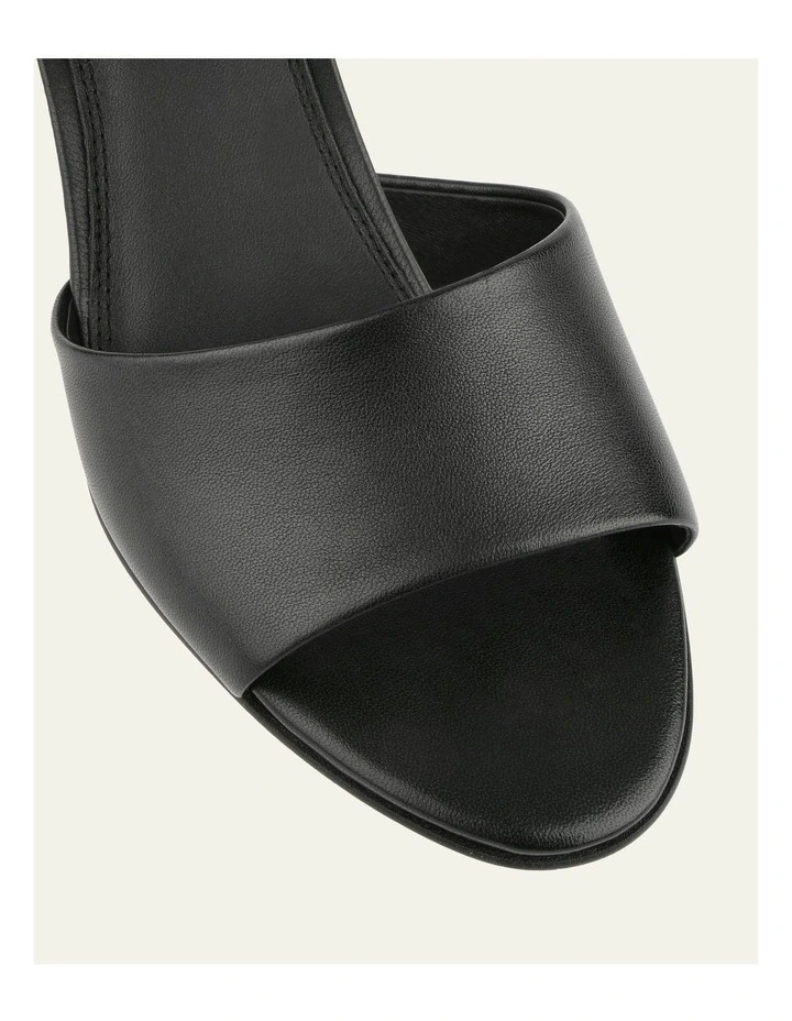 Tanya Mid Heel Sandals in Black image 4