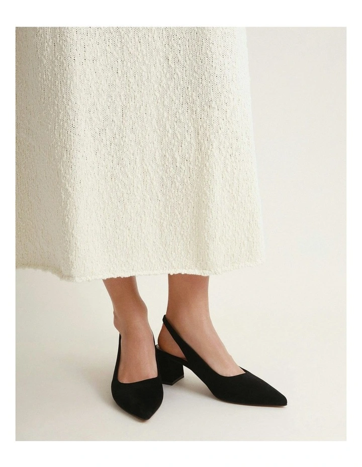 Cara Low Heels in Black image 2