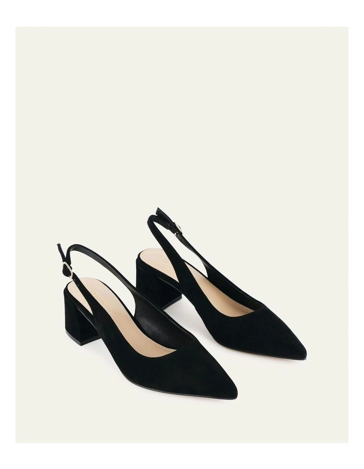Cara Low Heels in Black image 3