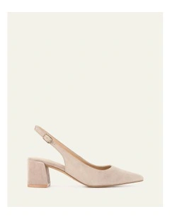Cara Low Heels in Mushroom