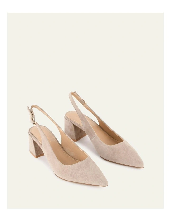 Cara Low Heels in Mushroom image 3
