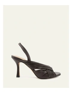 Lucky High Heel Sandals in Cacao