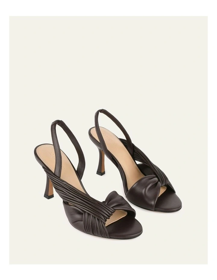 Lucky High Heel Sandals in Cacao image 3