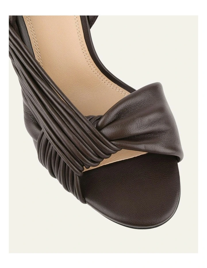 Lucky High Heel Sandals in Cacao image 4