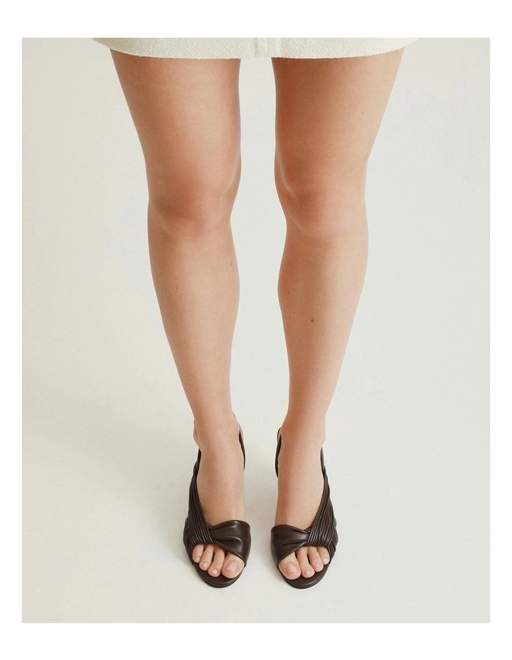 Lucky High Heel Sandals in Cacao image 7