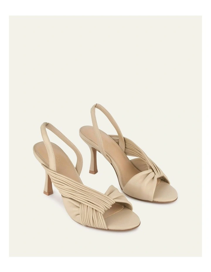 Lucky High Heel Sandals in Sand image 3