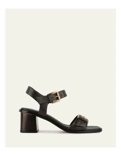Winona Mid Heel Sandals in Cacao