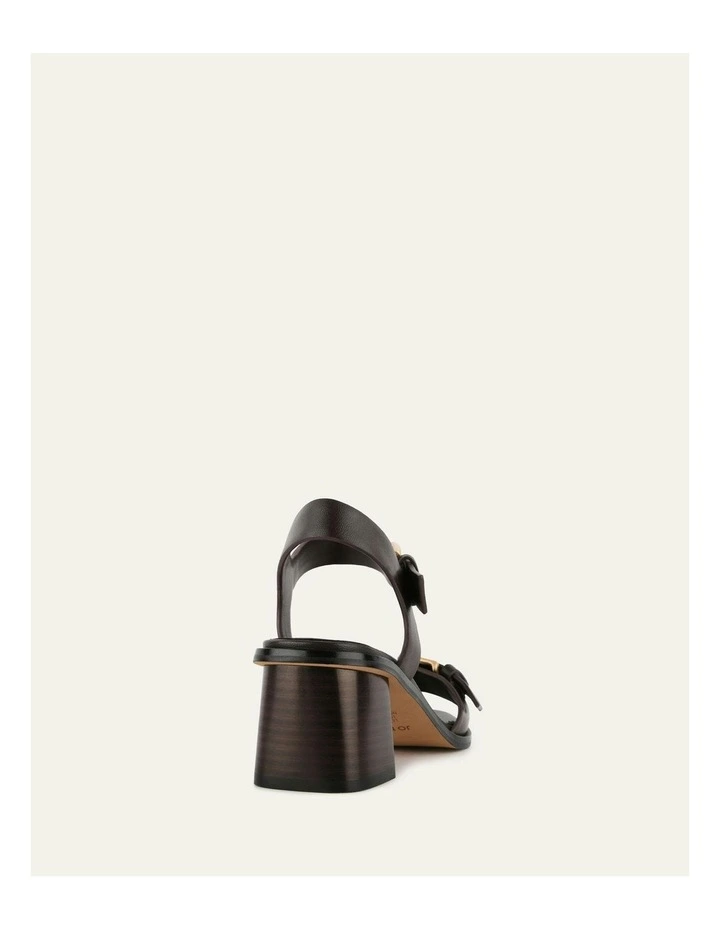 Winona Mid Heel Sandals in Cacao image 5