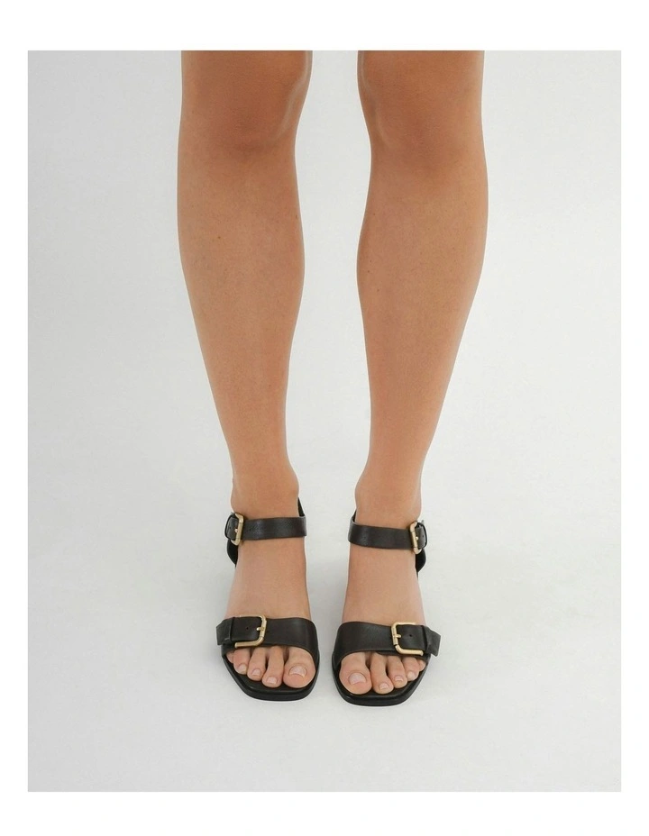 Winona Mid Heel Sandals in Cacao image 7