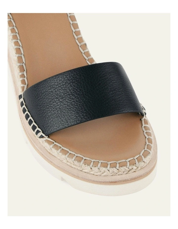 Kelly Mid Heel Wedges in Black image 4
