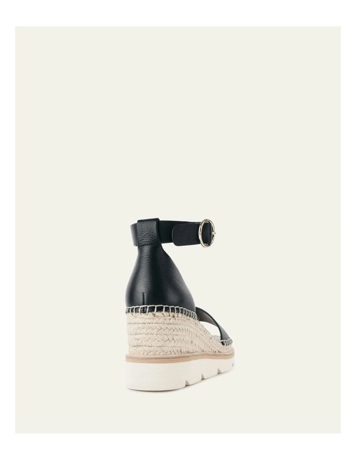 Kelly Mid Heel Wedges in Black image 5