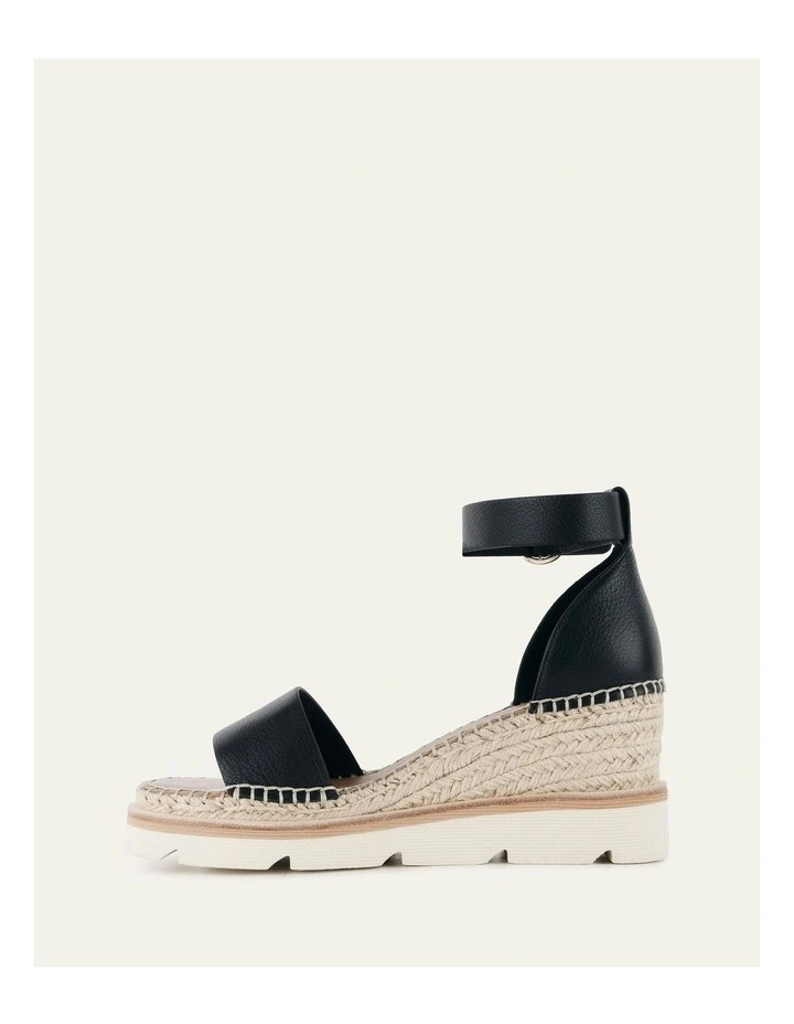 Kelly Mid Heel Wedges in Black image 6