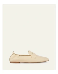 Bowen Leather Loafers in Butter