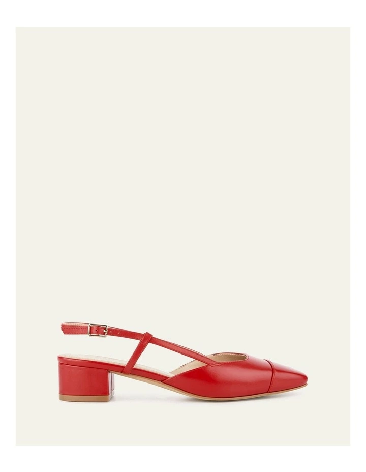 Francesca Low Heels in Red image 1