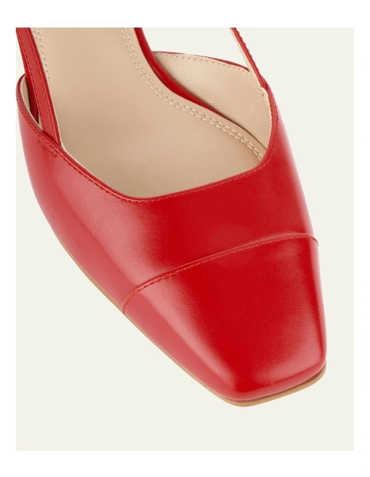 Francesca Low Heels in Red image 3