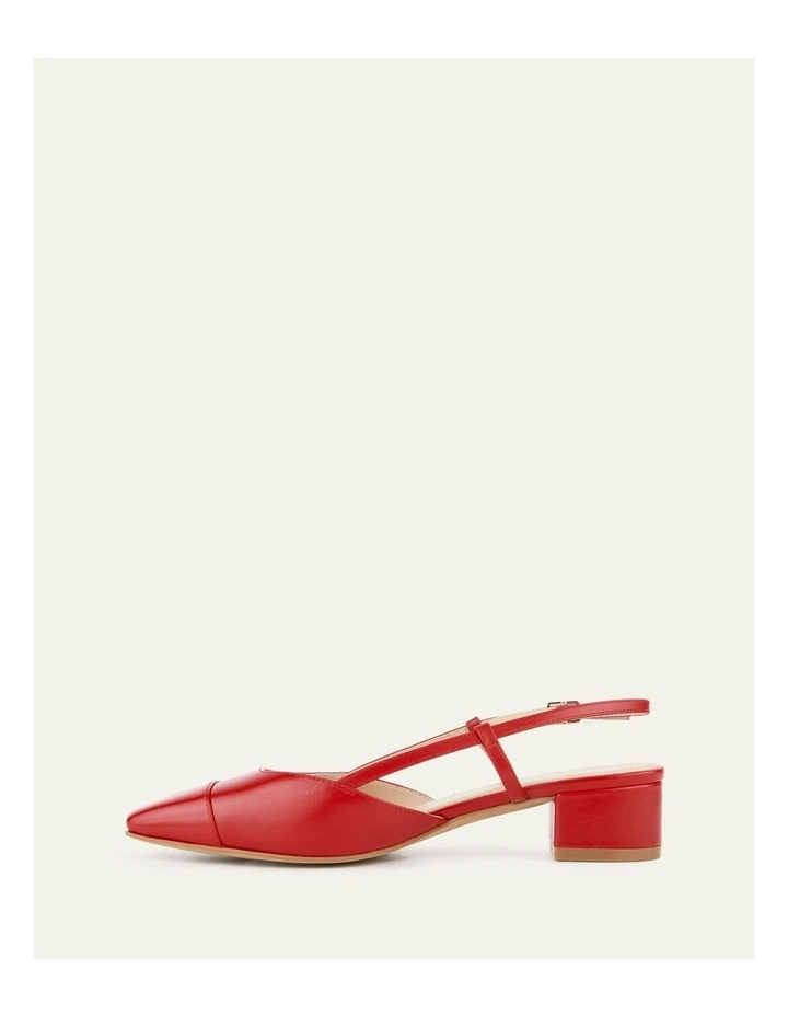 Francesca Low Heels in Red image 5