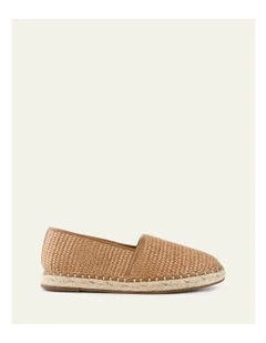 Oakley Loafers Raffia in Tan