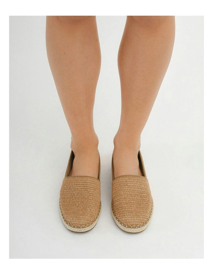 Oakley Loafers Raffia in Tan image 2