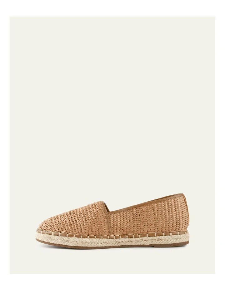 Oakley Loafers Raffia in Tan image 6