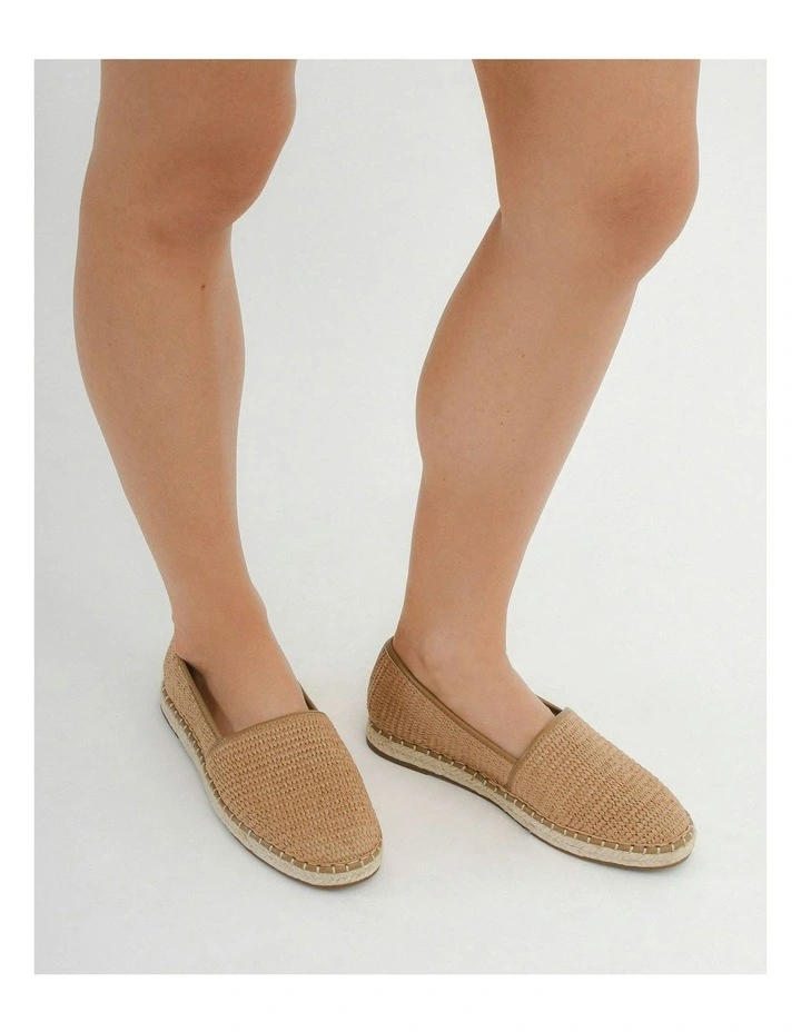Oakley Loafers Raffia in Tan image 7