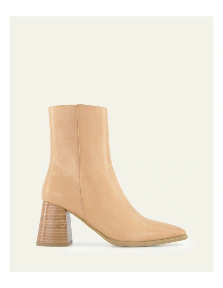 Iggy Mid Ankle Boots in Tan image 1