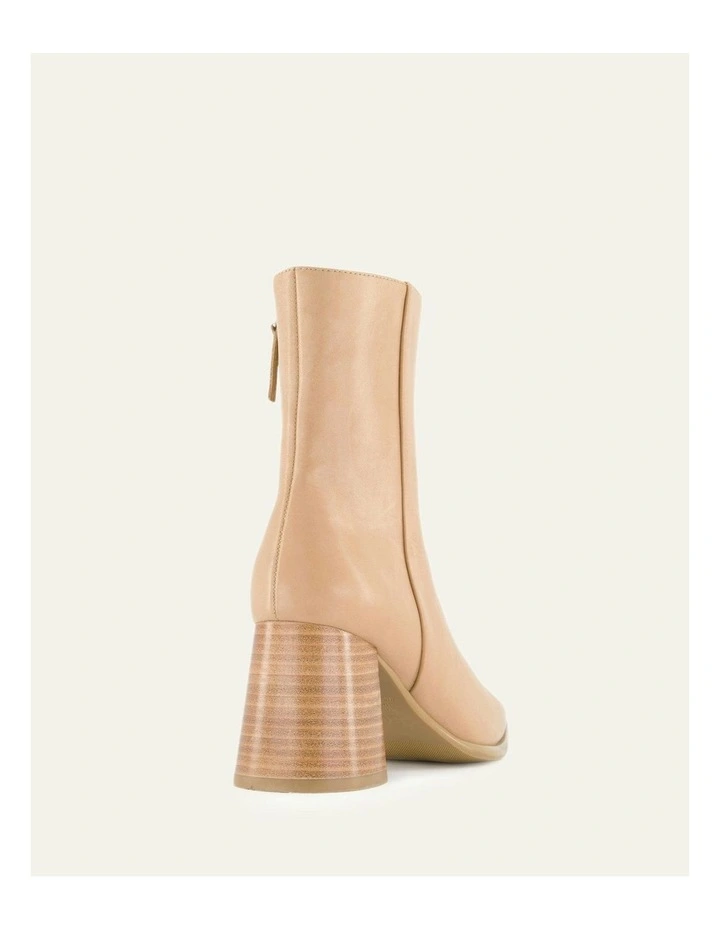 Iggy Mid Ankle Boots in Tan image 4