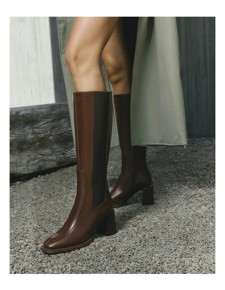 Divine Knee Boots in Dark Chocolate image 2