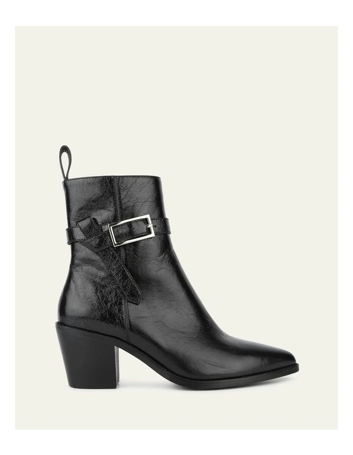 Zena Mid Ankle Boots in Black image 1