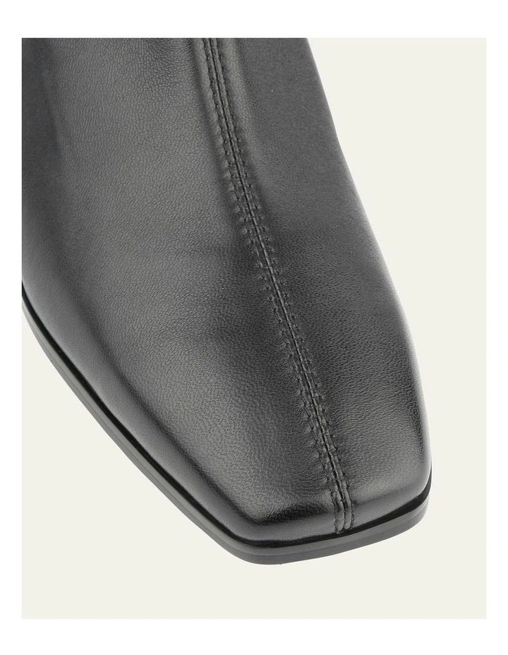 Quince Mid Ankle Boots in Black image 4