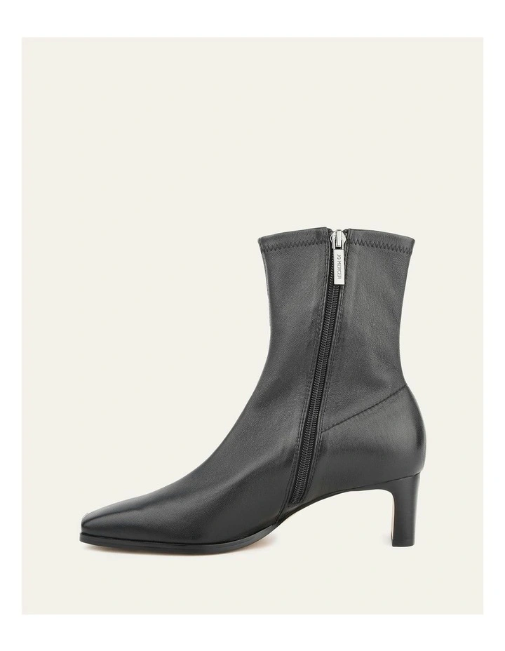 Quince Mid Ankle Boots in Black image 6