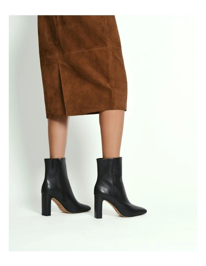Suki High Ankle Boots in Black image 2