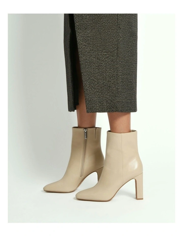 Suki High Ankle Boots in Sand image 7