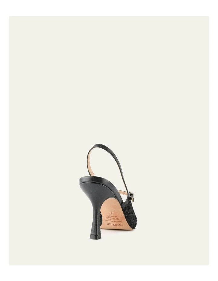 Ascot High Heels in Black Tweed image 5