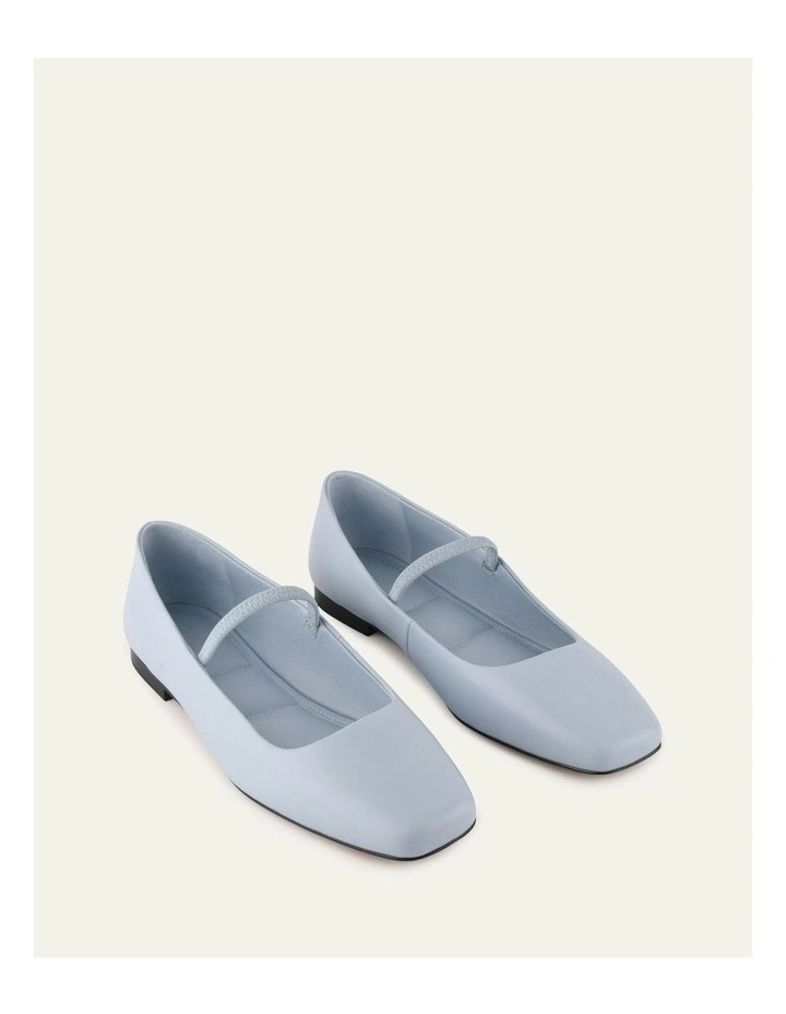Leather Avery Casual Flats in Mist Blue image 3