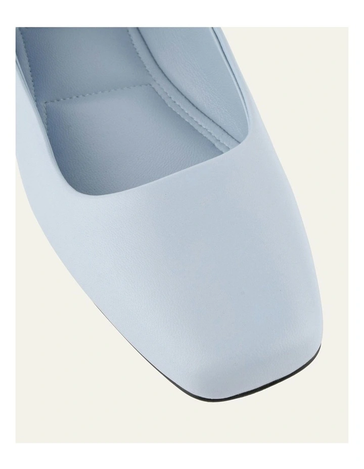 Leather Avery Casual Flats in Mist Blue image 4