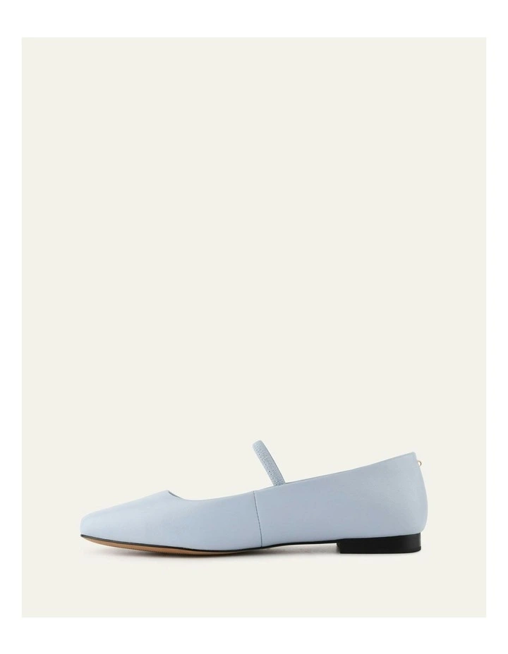 Leather Avery Casual Flats in Mist Blue image 6