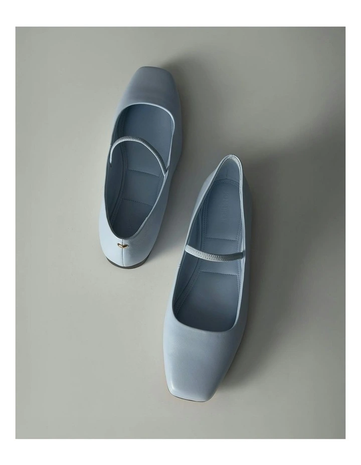 Leather Avery Casual Flats in Mist Blue image 7