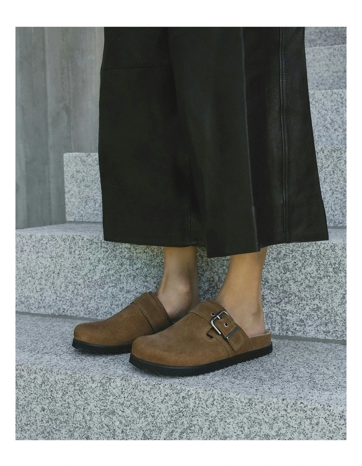 Juno Casual Flats Biscuit in Suede image 2