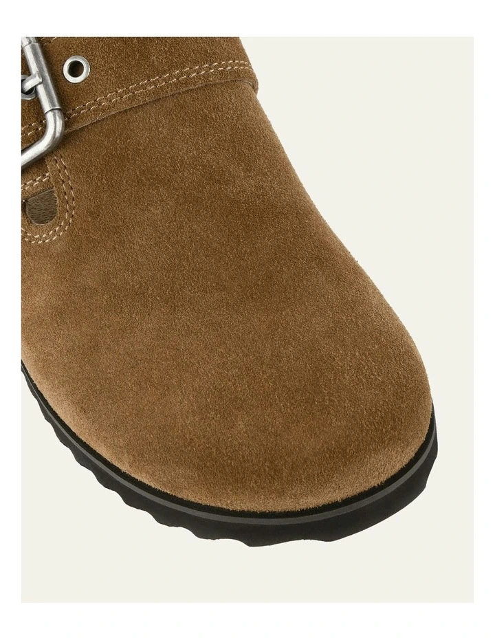 Juno Casual Flats Biscuit in Suede image 4