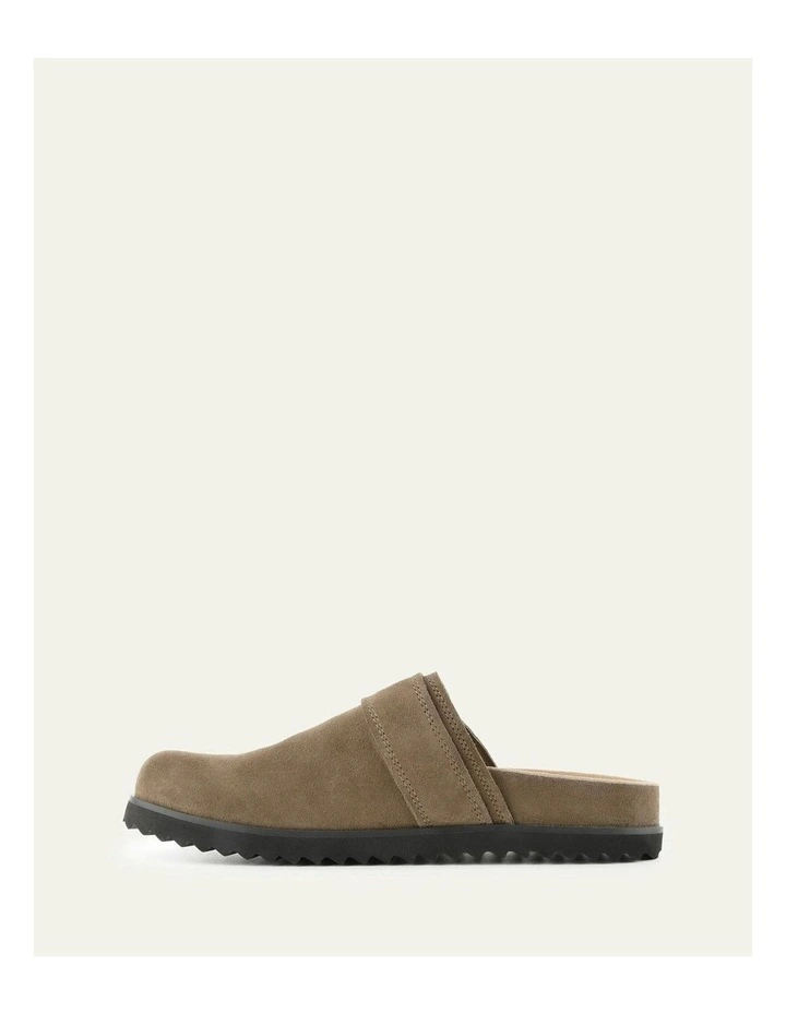 Suede Juno Casual Flats in Khaki image 6