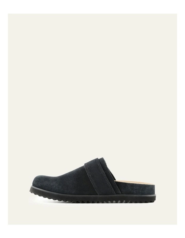 Suede Juno Casual Flats in Washed Black image 6