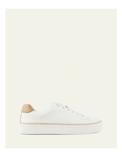 Leather Brinley Sneakers in White