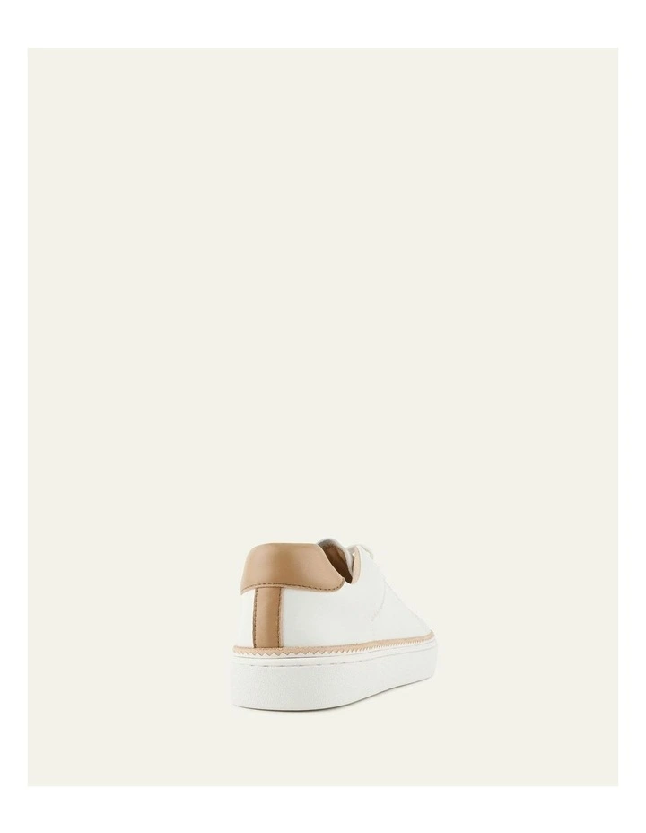 Leather Brinley Sneakers in White image 5