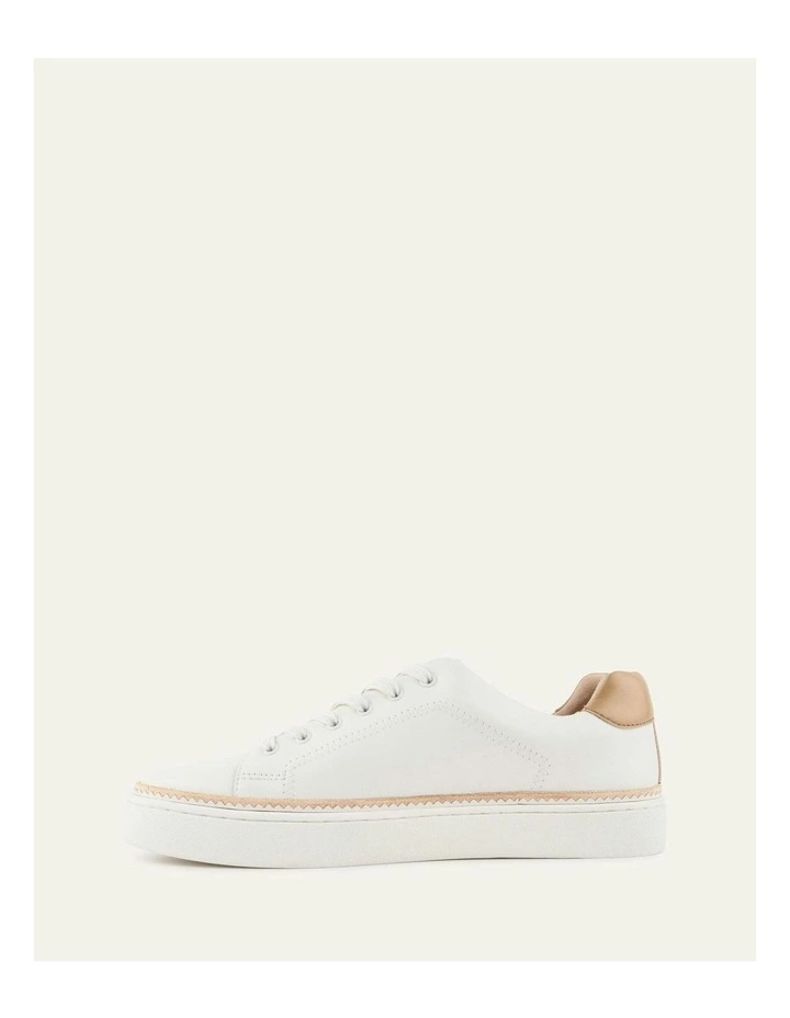 Leather Brinley Sneakers in White image 6