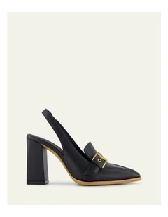 Leather Codie High Heels in Black