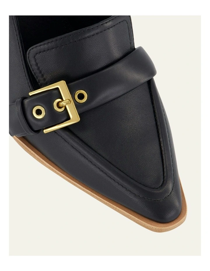 Leather Codie High Heels in Black image 4