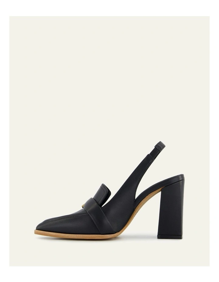 Leather Codie High Heels in Black image 6