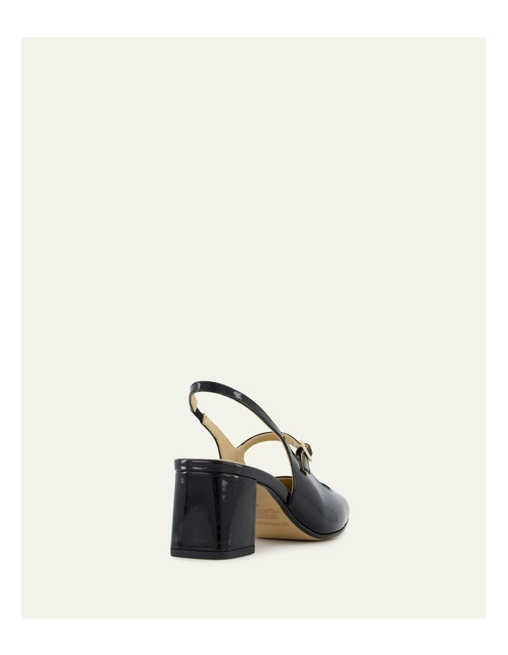 Peggy Low Heels in Black Patent image 5