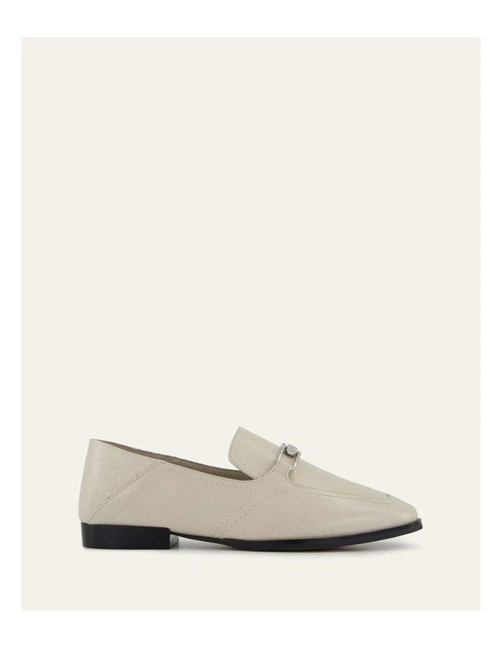 Riley Loafers Crinkle Leather in Bone image 1
